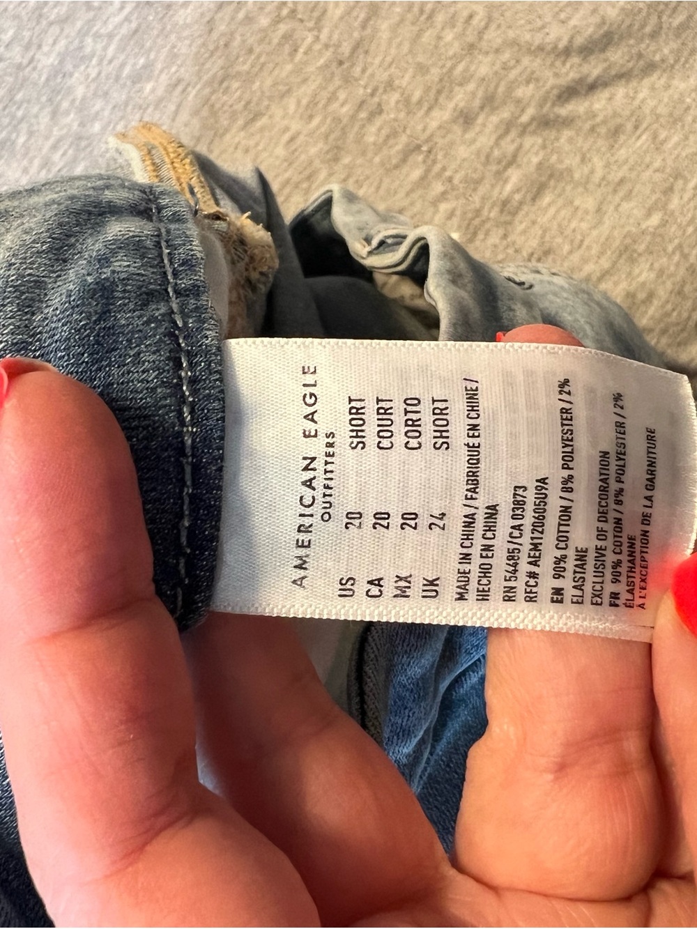 American Eagle Outfitters Curvy Hi-Rise Jegging Crop | Women’s Short - Picture 5 of 5